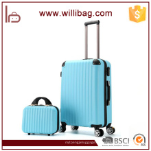 горячая продажа ABS путешествия тележки чемодан жесткий 3 шт. дорожного чемодана багажа комплект